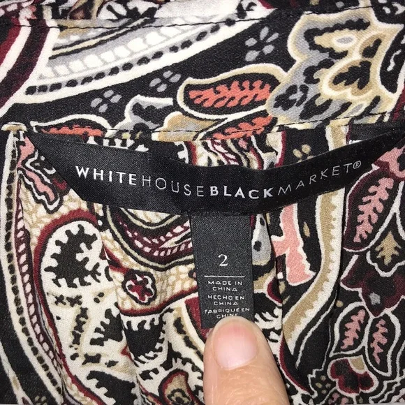 ✅White House Black Market Blouse - Picture 4 of 9